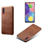 Calf Texture  PC + PU Phone Case For Samsung Galaxy A70S(Brown)