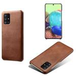 Calf Texture  PC + PU Phone Case For Samsung Galaxy A71 5G(Brown)