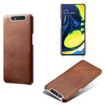 Calf Texture  PC + PU Phone Case For Samsung Galaxy A90 / A80(Brown)