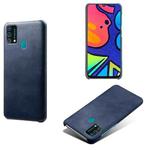 Calf Texture  PC + PU Phone Case For Samsung Galaxy F41(Blue)