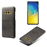 For Samsung Galaxy S10e Calf Texture  PC + PU Phone Case(Black)