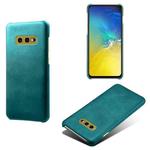 For Samsung Galaxy S10e Calf Texture  PC + PU Phone Case(Green)