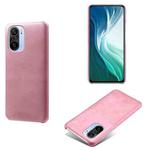 For Xiaomi Mi 11i 5G Calf Texture PC + PU Phone Case(Pink)