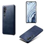 For Xiaomi Mi CC9 Pro / Mi Note 10 Pro / Mi Note 10 Calf Texture PC + PU Phone Case(Blue)
