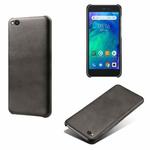 For Xiaomi Redmi Go Calf Texture PC + PU Phone Case(Black)
