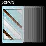 50 PCS 0.26mm 9H 2.5D Tempered Glass Film For Kyocera au Qua Tab QZ8