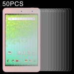 50 PCS 0.26mm 9H 2.5D Tempered Glass Film For Kyocera Qua Tab 01