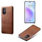 For Huawei nova 8 5G Calf Texture PC + PU Phone Case(Brown)