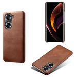 For Honor 60 Calf Texture PC + PU Phone Case(Brown)