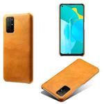 For Honor 30S Calf Texture PC + PU Phone Case(Orange)