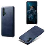 For Honor 20 Pro Calf Texture PC + PU Phone Case(Blue)