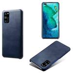 For Honor V30 Pro Calf Texture PC + PU Phone Case(Blue)