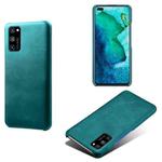 For Honor V30 Pro Calf Texture PC + PU Phone Case(Green)