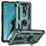 For OPPO Reno2 Z Shockproof TPU + PC Phone Case(Dark Green)