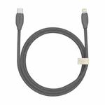 Baseus CAGD020001 Jelly Series 20W Type-C to 8 Pin Liquid Silicone Fast Charging Data Cable, Cable Length: 1.2m(Black)