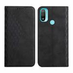 For Motorola Moto E20 / E30 / E40 Skin Feel Magnetic Leather Phone Case(Black)