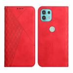 For Motorola Edge 20 Lite Skin Feel Magnetic Leather Phone Case(Red)