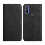 For Motorola G Pure Skin Feel Magnetic Leather Phone Case(Black)