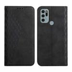 For Motorola Moto G60S Skin Feel Magnetic Leather Phone Case(Black)