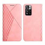 For Xiaomi Redmi Note 11 Pro 5G Skin Feel Magnetic Leather Phone Case(Rose Gold)