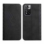 For Xiaomi Redmi Note 11 Pro 5G Skin Feel Magnetic Leather Phone Case(Black)