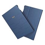 For iPad 9.7 2018 & 2017 GEBEI PU+TPU Horizontal Flip Protective Case with Holder & Card Slots(Blue)