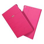 For iPad 9.7 2018 & 2017 GEBEI PU+TPU Horizontal Flip Protective Case with Holder & Card Slots(Rose Red)