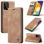 For Samsung Galaxy A53 5G CaseMe 013 Multifunctional Horizontal Flip Leather Phone Case(Brown)