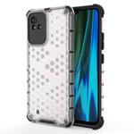 For OPPO Realme Narzo 50 4G Honeycomb PC + TPU Phone Case(White)