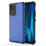 For OPPO Realme Narzo 50i Honeycomb PC + TPU Phone Case(Blue)