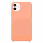 For iPhone 12 mini Solid Silicone Phone Case (Begonia)