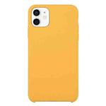 For iPhone 12 mini Solid Silicone Phone Case (Gold)