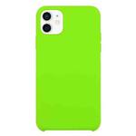 For iPhone 12 mini Solid Silicone Phone Case (Dark Green)