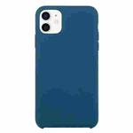 For iPhone 12 mini Solid Silicone Phone Case (Xingyu Blue)