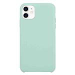 For iPhone 12 mini Solid Silicone Phone Case (Emerald Green)