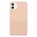 For iPhone 12 mini Solid Silicone Phone Case (Sand Pink)