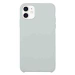 For iPhone 12 mini Solid Silicone Phone Case (Blue Grey)