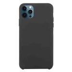 For iPhone 12 / 12 Pro Solid Silicone Phone Case(Ash)