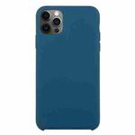 For iPhone 12 Pro Max Solid Silicone Phone Case(Xingyu Blue)