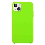 For iPhone 13 mini Solid Silicone Phone Case (Dark Green)