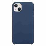 For iPhone 13 mini Solid Silicone Phone Case (Midnight Blue)