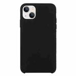 For iPhone 13 mini Solid Silicone Phone Case (Black)