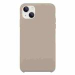 For iPhone 13 mini Solid Silicone Phone Case (Pebble)