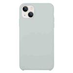 For iPhone 13 mini Solid Silicone Phone Case (Blue Grey)