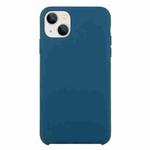 For iPhone 13 Solid Silicone Phone Case(Xingyu Blue)