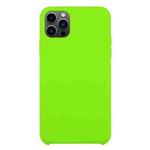For iPhone 13 Pro Solid Silicone Phone Case (Dark Green)