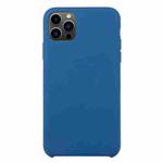 For iPhone 13 Pro Solid Silicone Phone Case (Cobalt Blue)