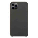 For iPhone 13 Pro Solid Silicone Phone Case (Pebble)