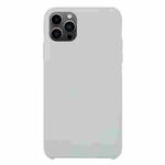 For iPhone 13 Pro Solid Silicone Phone Case (Blue Grey)