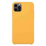 For iPhone 13 Pro Max Solid Silicone Phone Case (Gold)